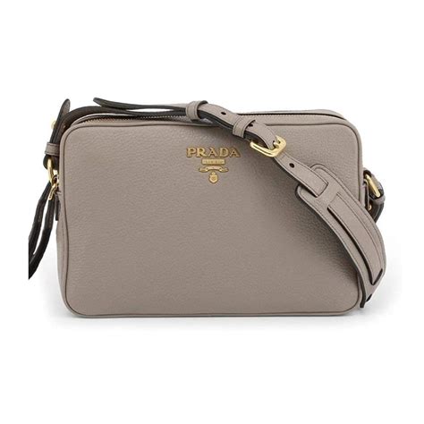 prada 1bh079|New Prada Argilla Grey Vitello Phenix Leather Double .